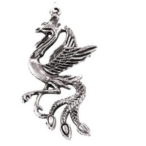 Large phoenix necklace 1617